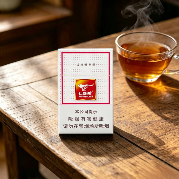Septwolves White Cigarettes pack